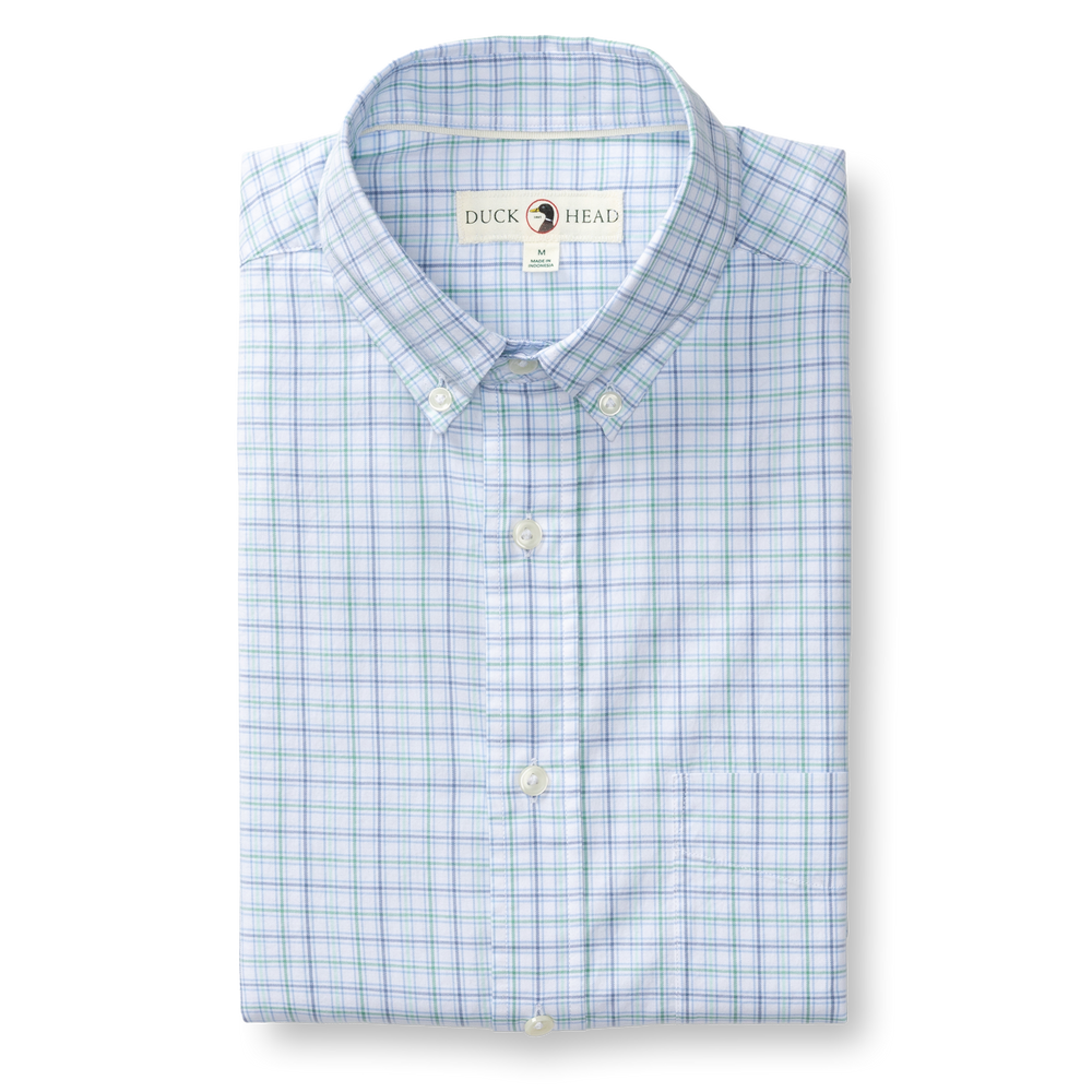 Duck Head Ashland Plaid Cotton Twill Sport Shirt