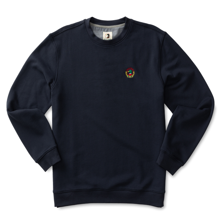 Duck Head Embroidered Crest Crewneck Pullover