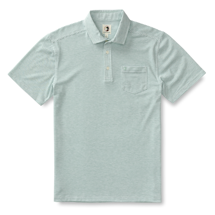 Duck Head Summerford Stripe Performance Pique Polo