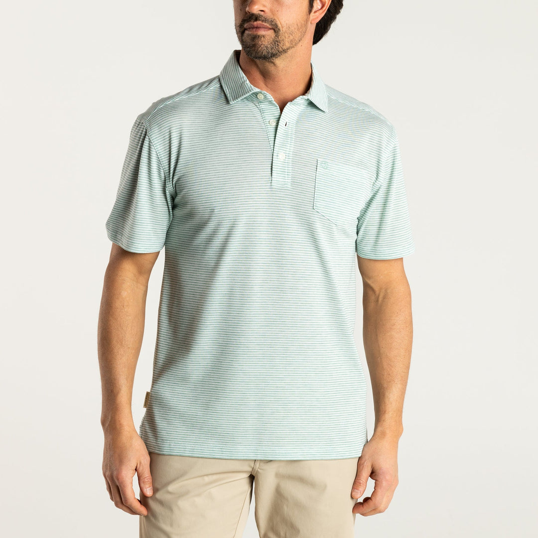 Duck Head Summerford Stripe Performance Pique Polo