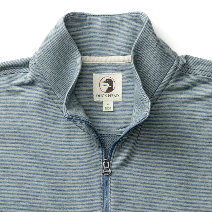 Duck Head Summerford Stripe Performance 1/4 Zip Pullover