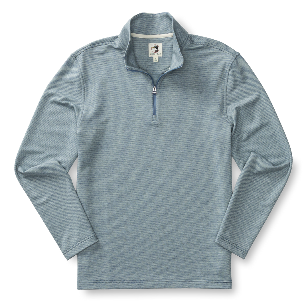 Duck Head Summerford Stripe Performance 1/4 Zip Pullover