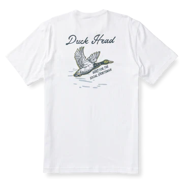 Duck Head Social Sportsman Short Sleeve T-Shirt White D21131