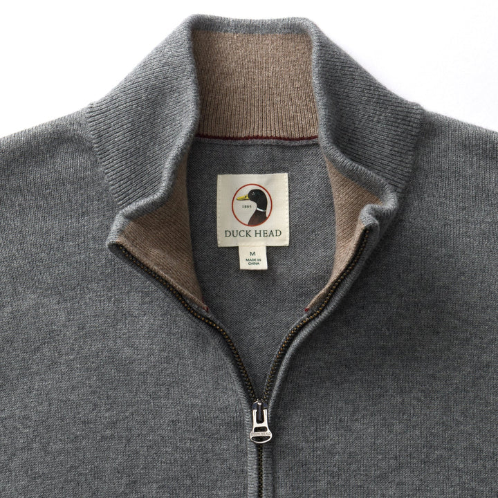 Ridley Cotton Cashmere 1/4 Zip Sweater