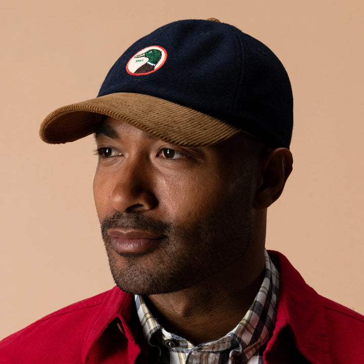 Circle Patch Twill Hat - Rhubarb Red