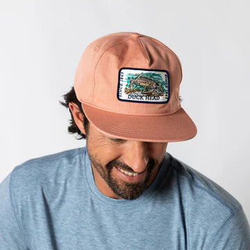 Duck Head Ripstop Unstructured 5-Panel Hat Faded Peach D41032