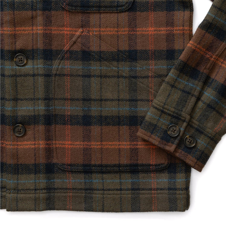 Wool Lumber Jacket - Dark Olive