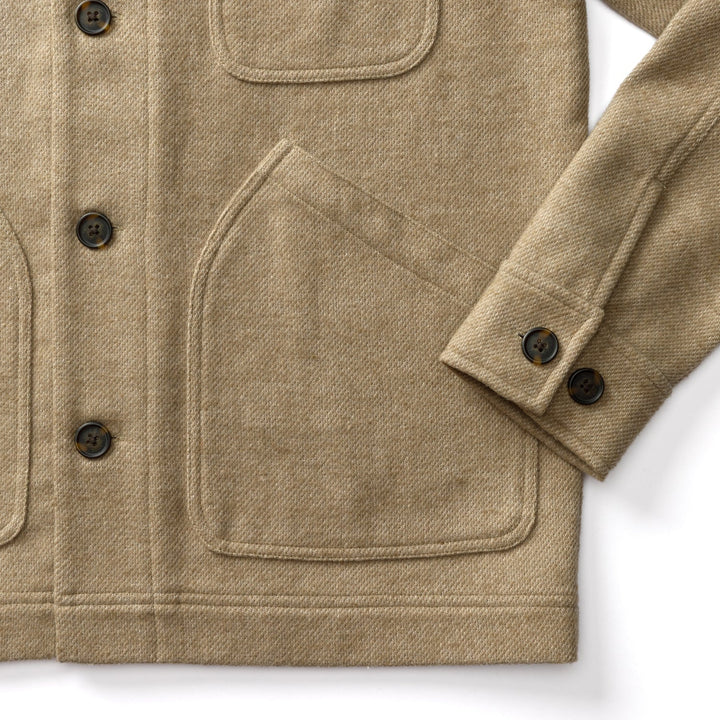 Wool Lumber Jacket - Khaki Heather