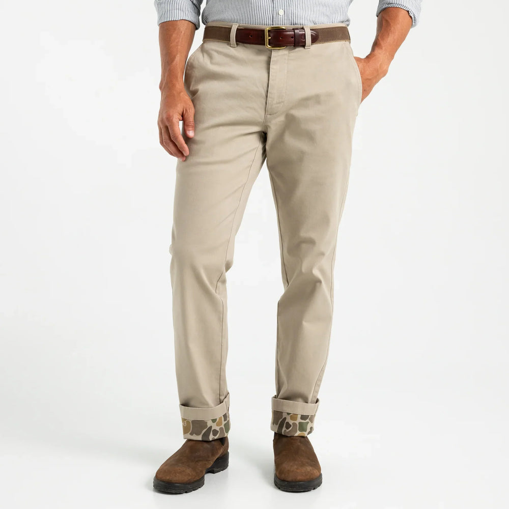 Duck Head Classic Fit Brushed Back Gold School Chino Khaki D91031