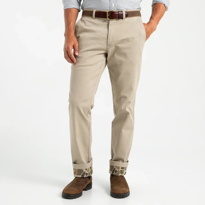 Duck Head Classic Fit Brushed Back Gold School Chino Khaki D91031