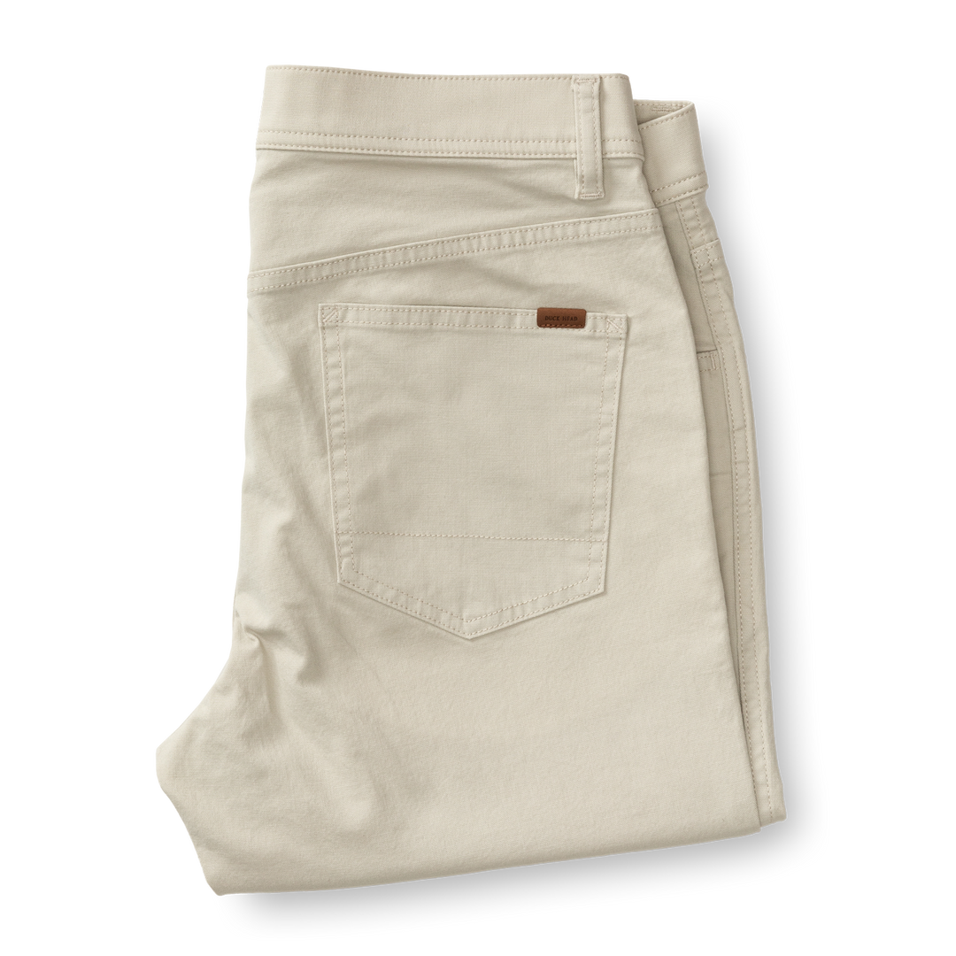 Duck Head Slim Fit Pinpoint Canvas Five-Pocket