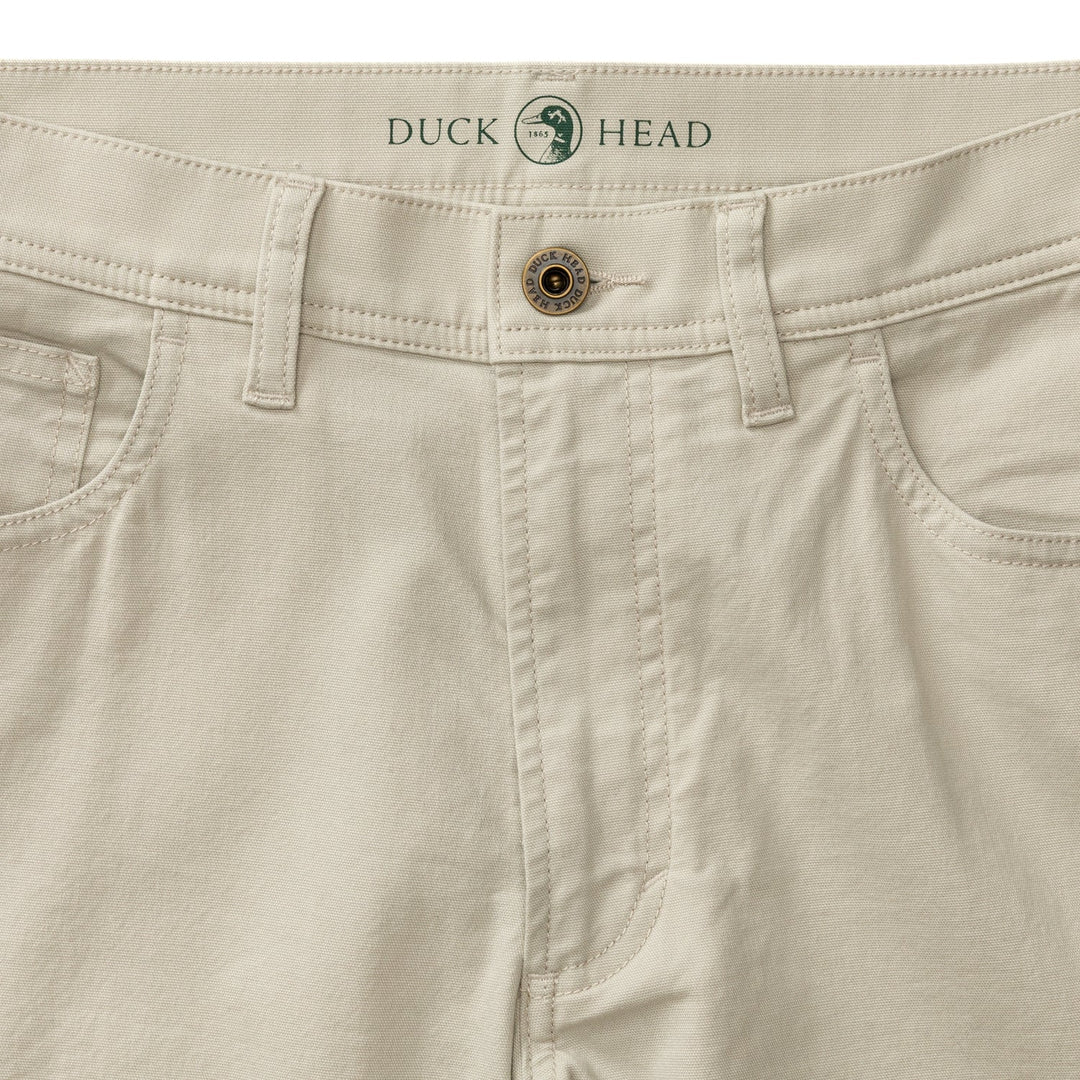 Duck Head Slim Fit Pinpoint Canvas Five-Pocket