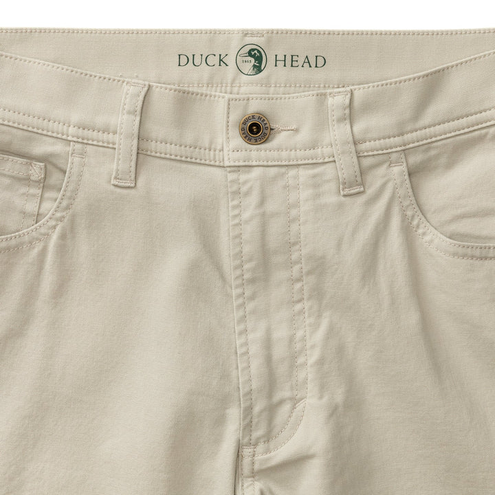 Duck Head Slim Fit Pinpoint Canvas Five-Pocket