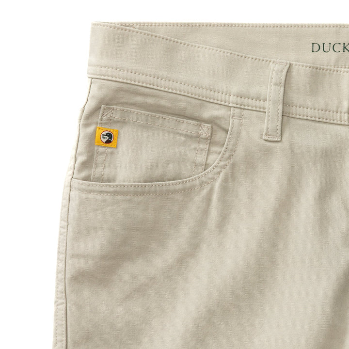 Duck Head Slim Fit Pinpoint Canvas Five-Pocket