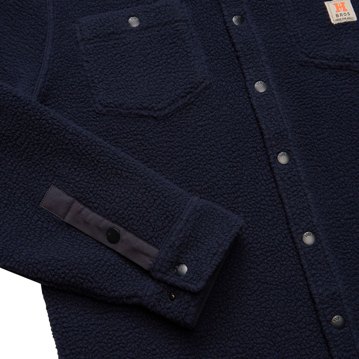 Howler Bros. Allegheny Fleece Overshirt Dark Indigo 128825F