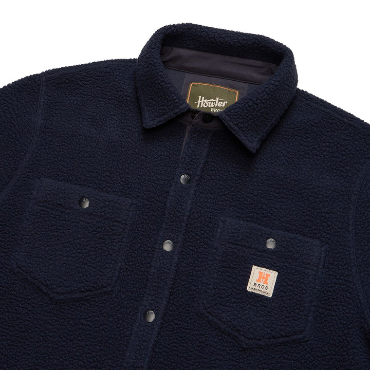 Howler Bros. Allegheny Fleece Overshirt Dark Indigo 128825F