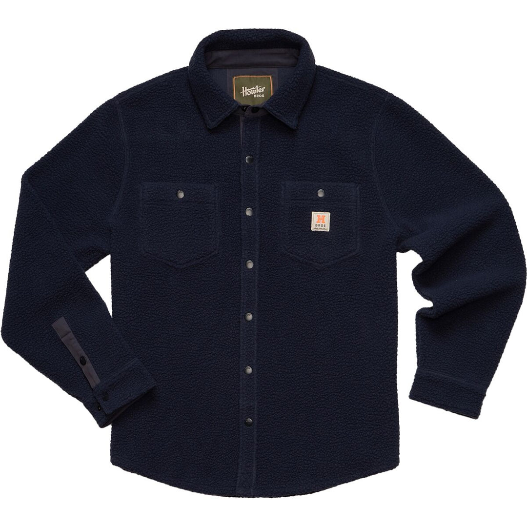 Howler Bros. Allegheny Fleece Overshirt Dark Indigo 128825F