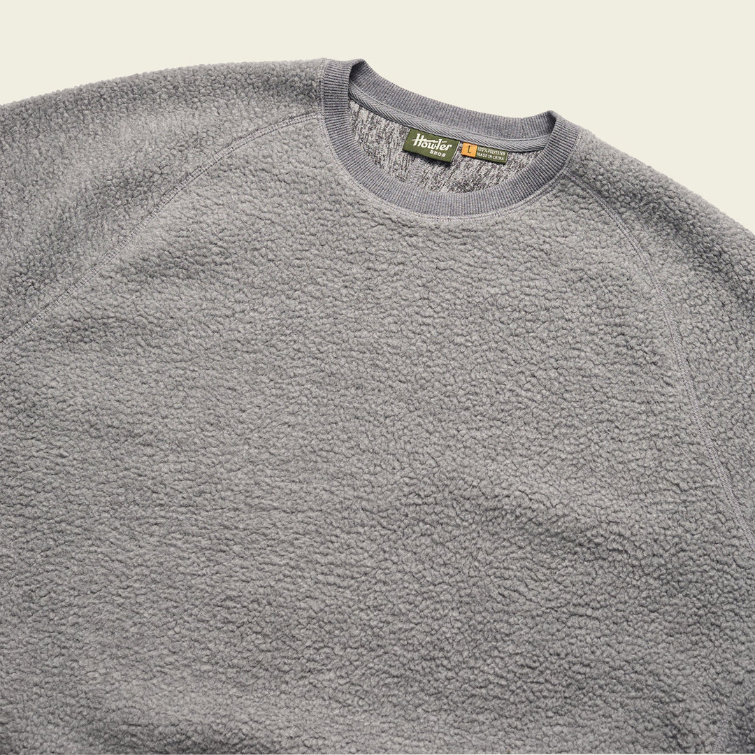 Howler Bros. Eleos Fleece Crewneck Athletic Grey HWB1113