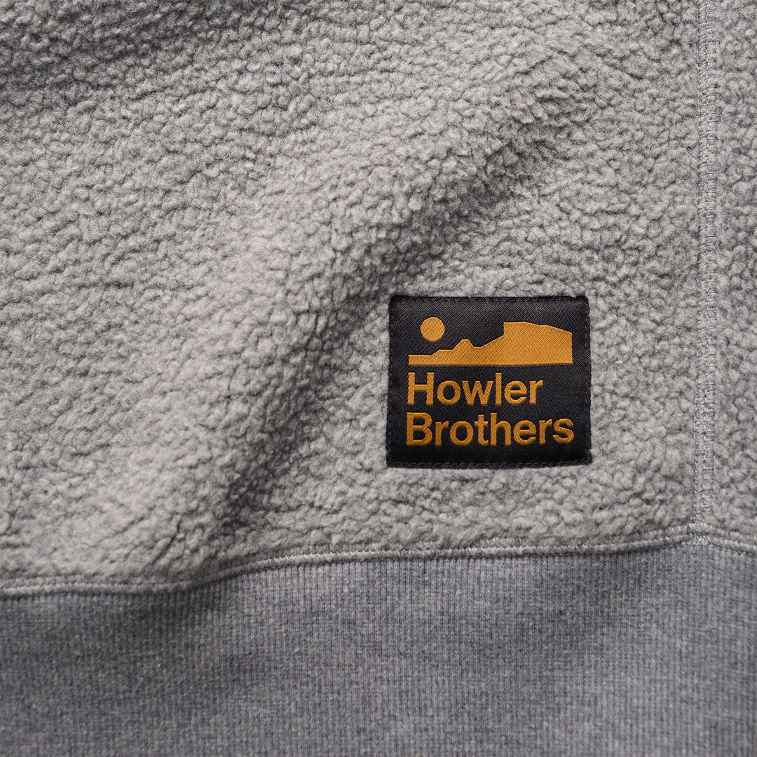 Howler Bros. Eleos Fleece Crewneck Athletic Grey HWB1113