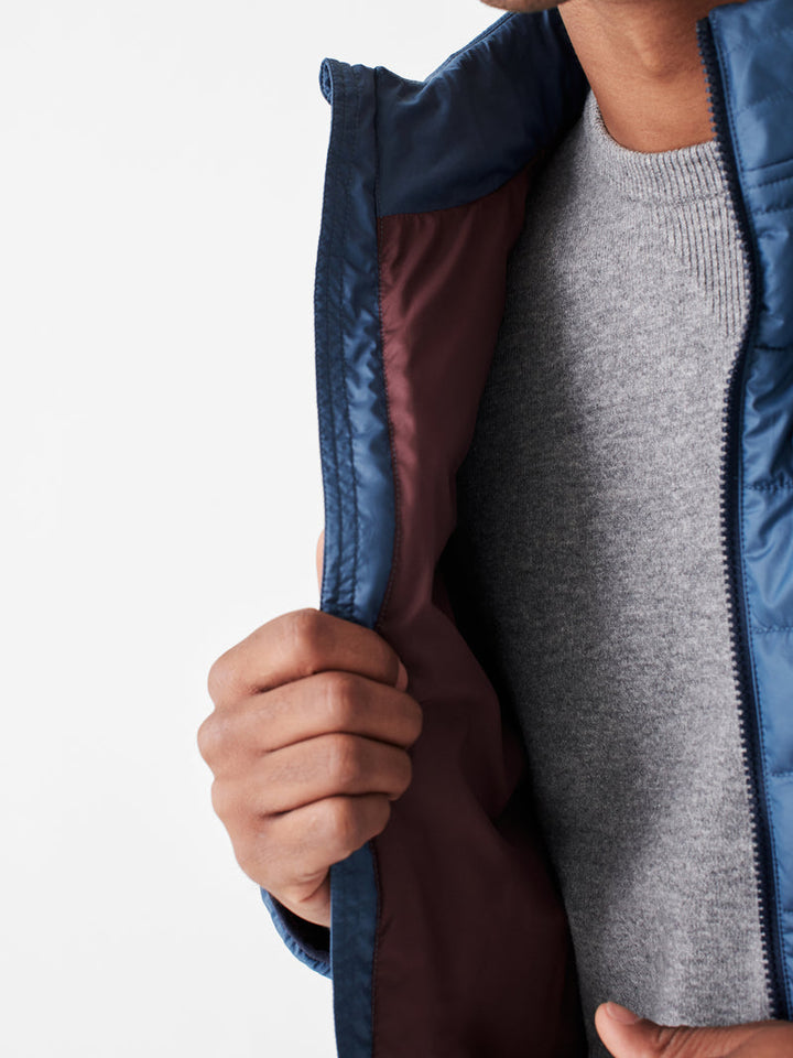 Faherty Faherty Atmosphere Full Zip - Koi Blue