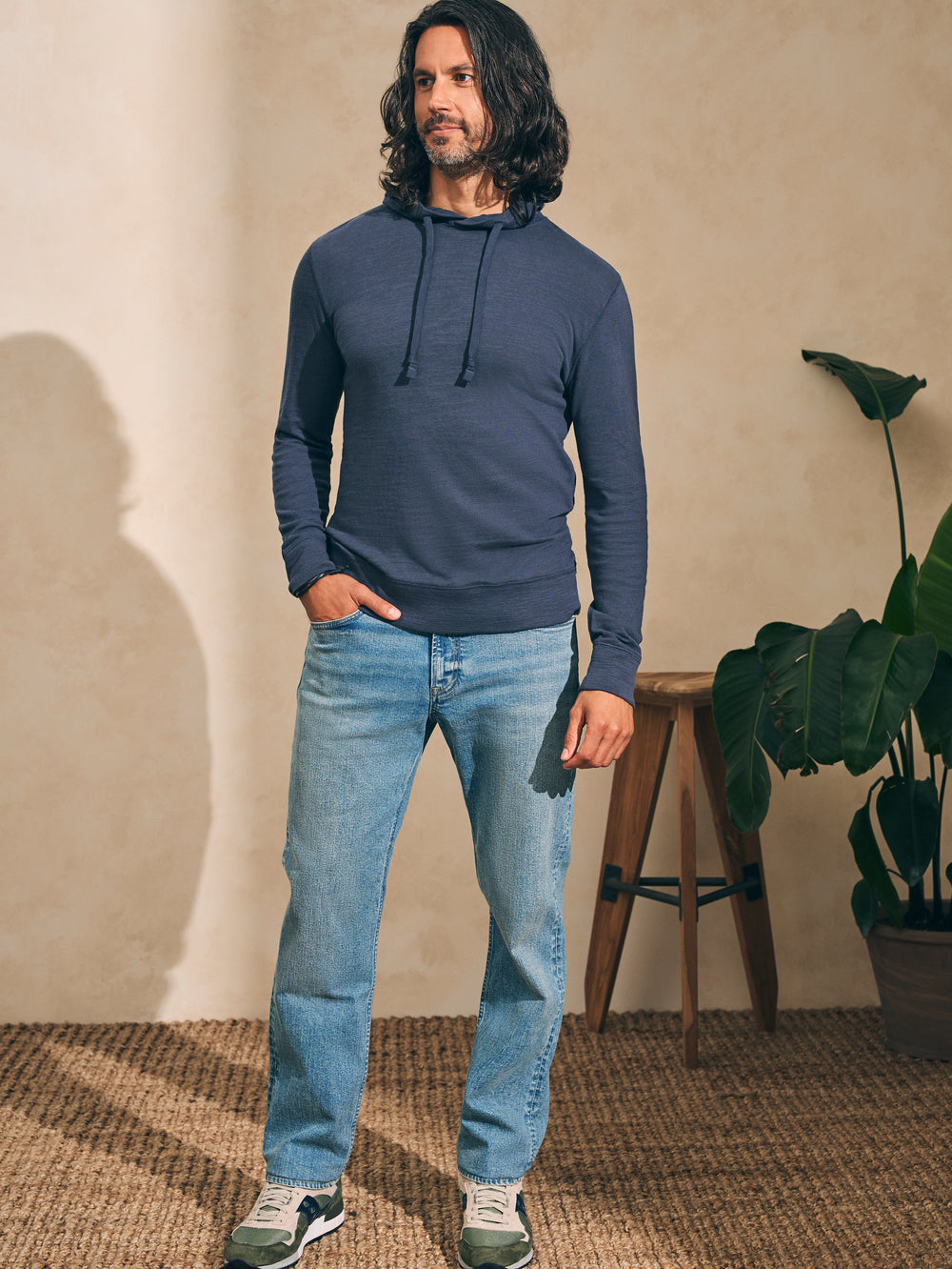 Faherty Sunwashed Slub Hoodie