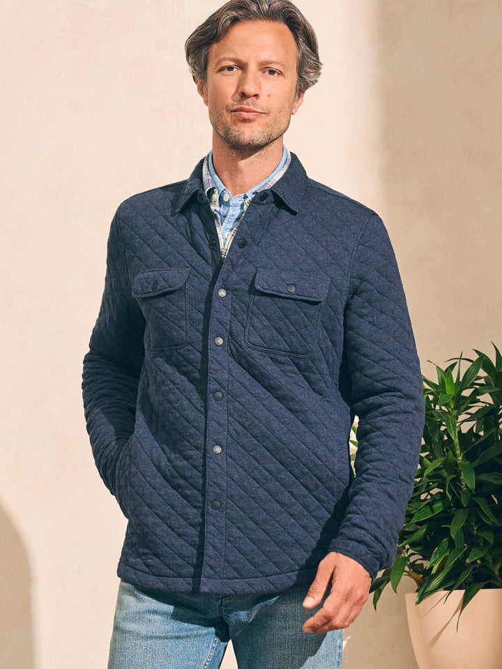 Faherty Epic Quilted Fleece CPO