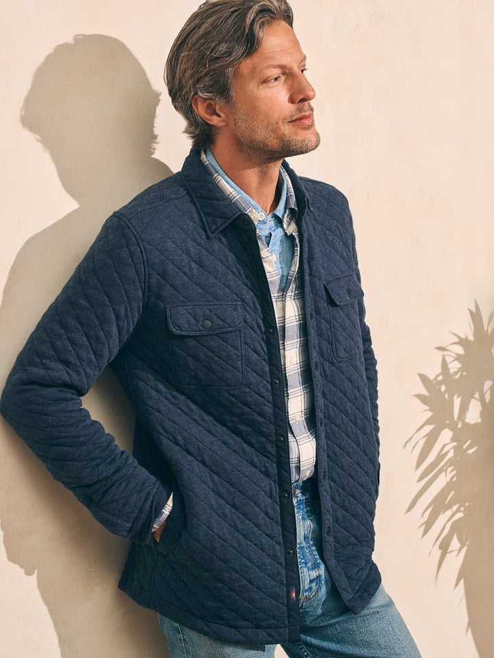 Faherty Epic Quilted Fleece CPO