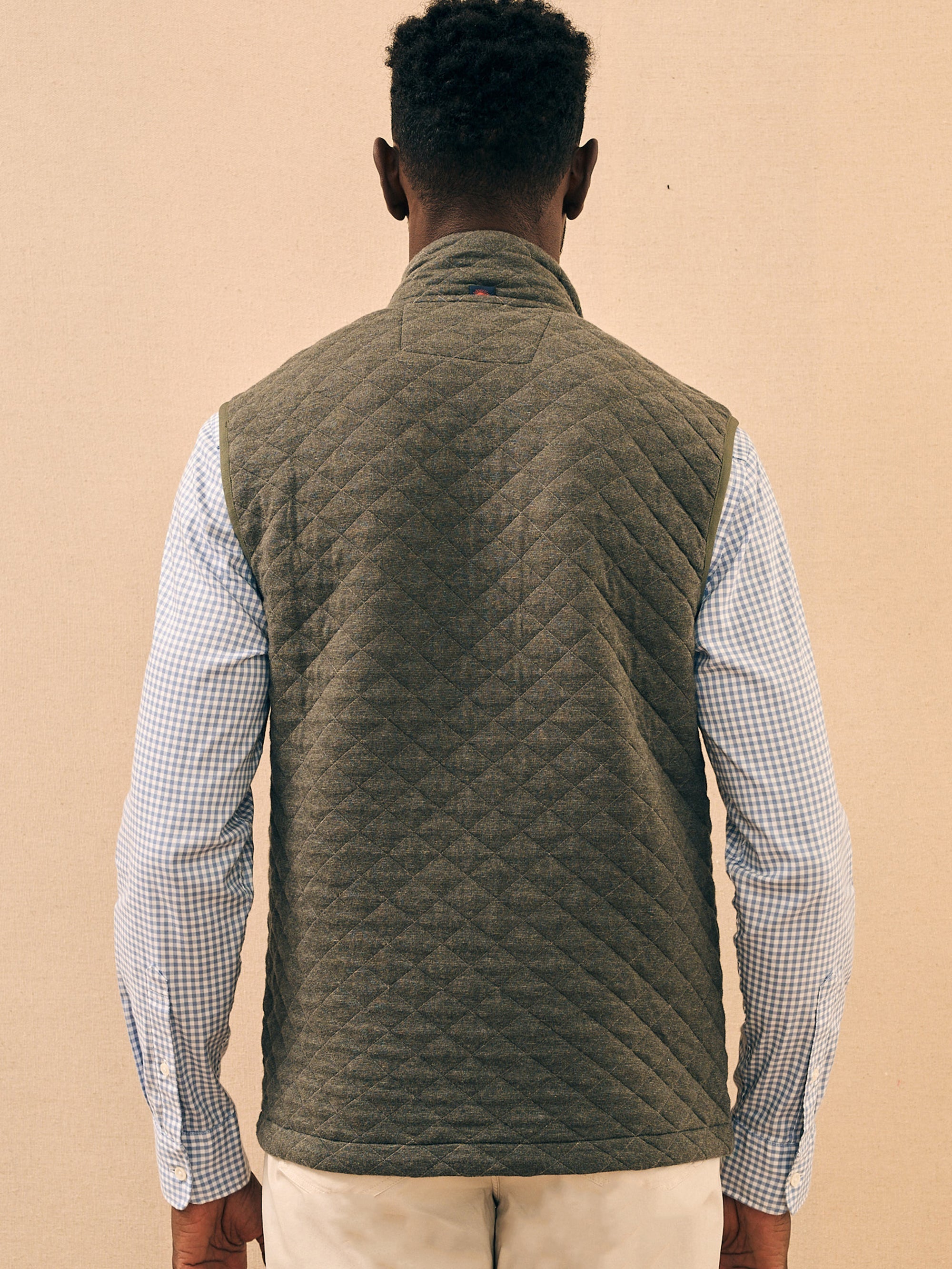 Faherty Epic Quilted Fleece Vest