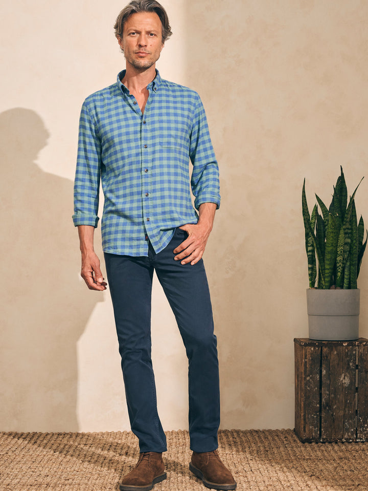 Faherty Moss Cove Gingham All Time Shirt