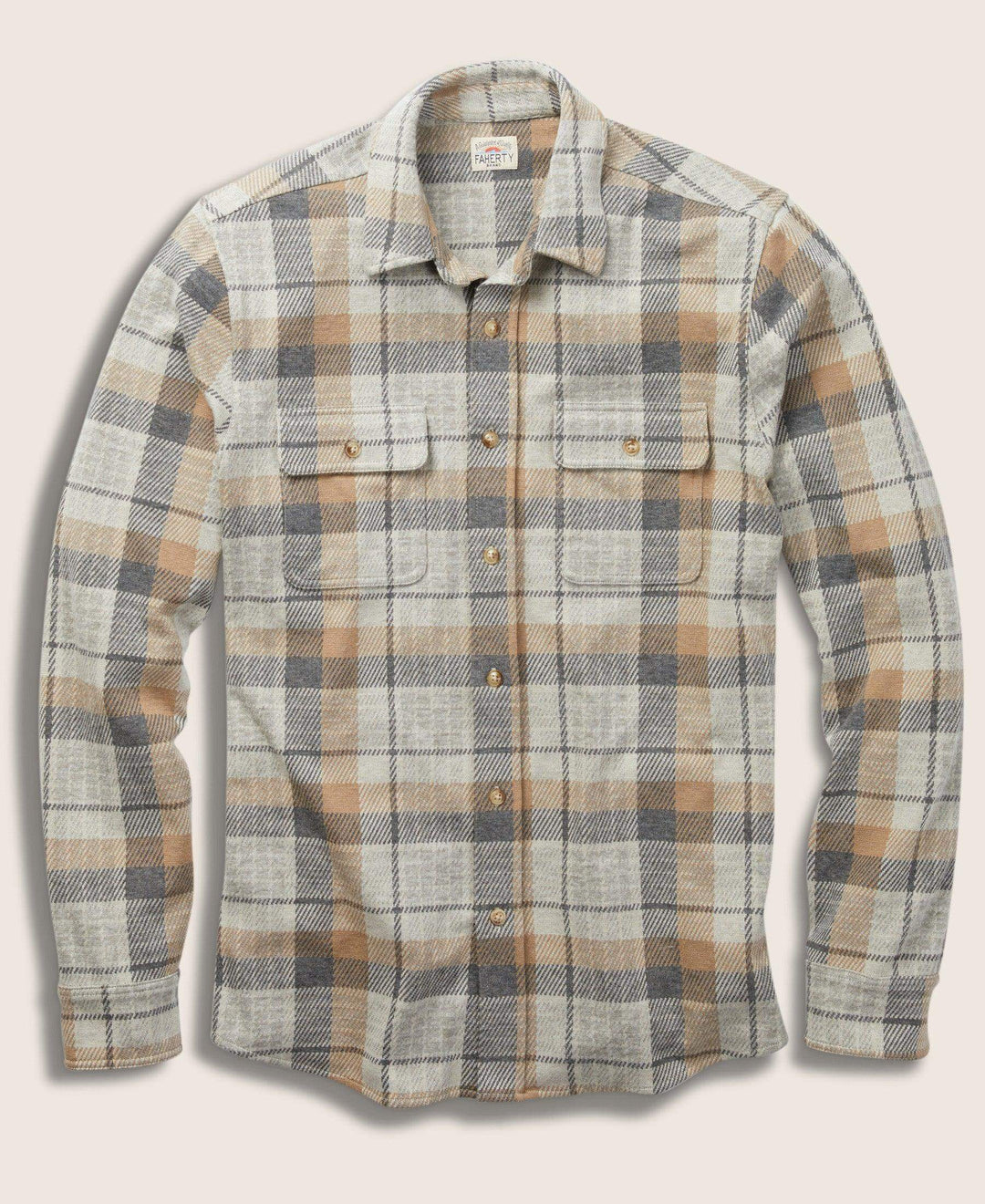 Faherty Desert Plaid Legend Sweater Shirt Desert Plaid MXC0002