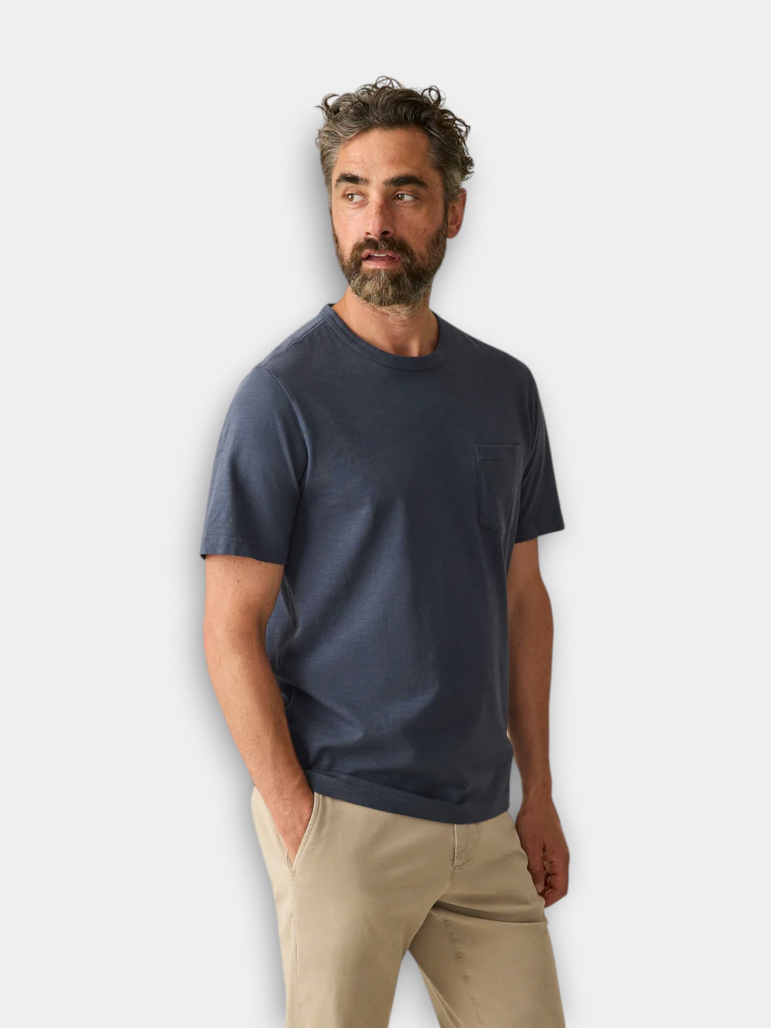 Sunwashed Pocket Tee | Dune Navy