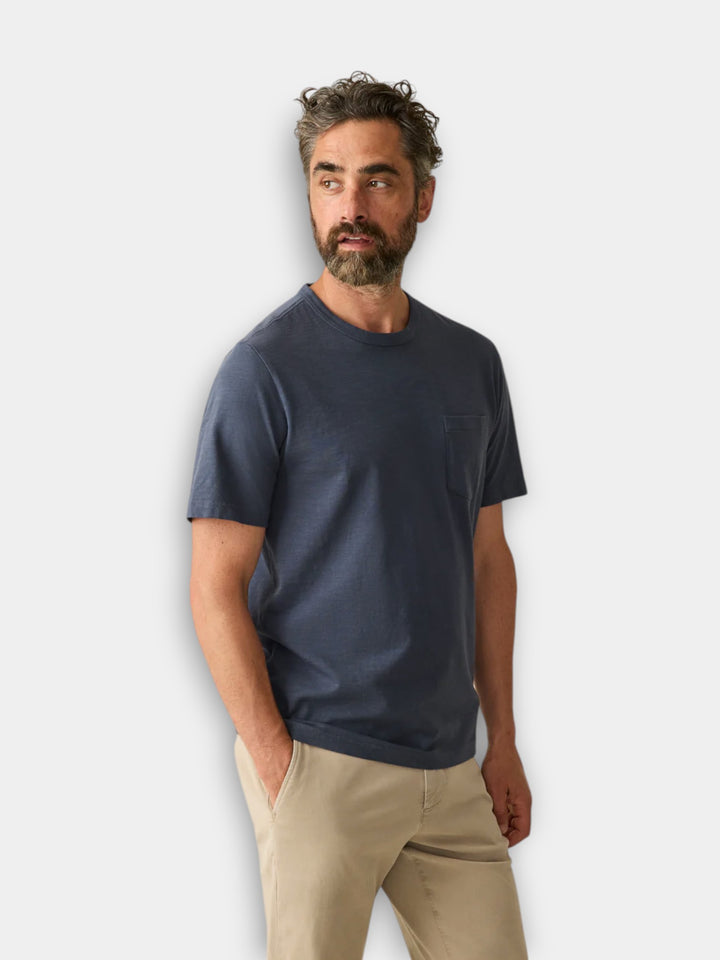 Sunwashed Pocket Tee | Dune Navy