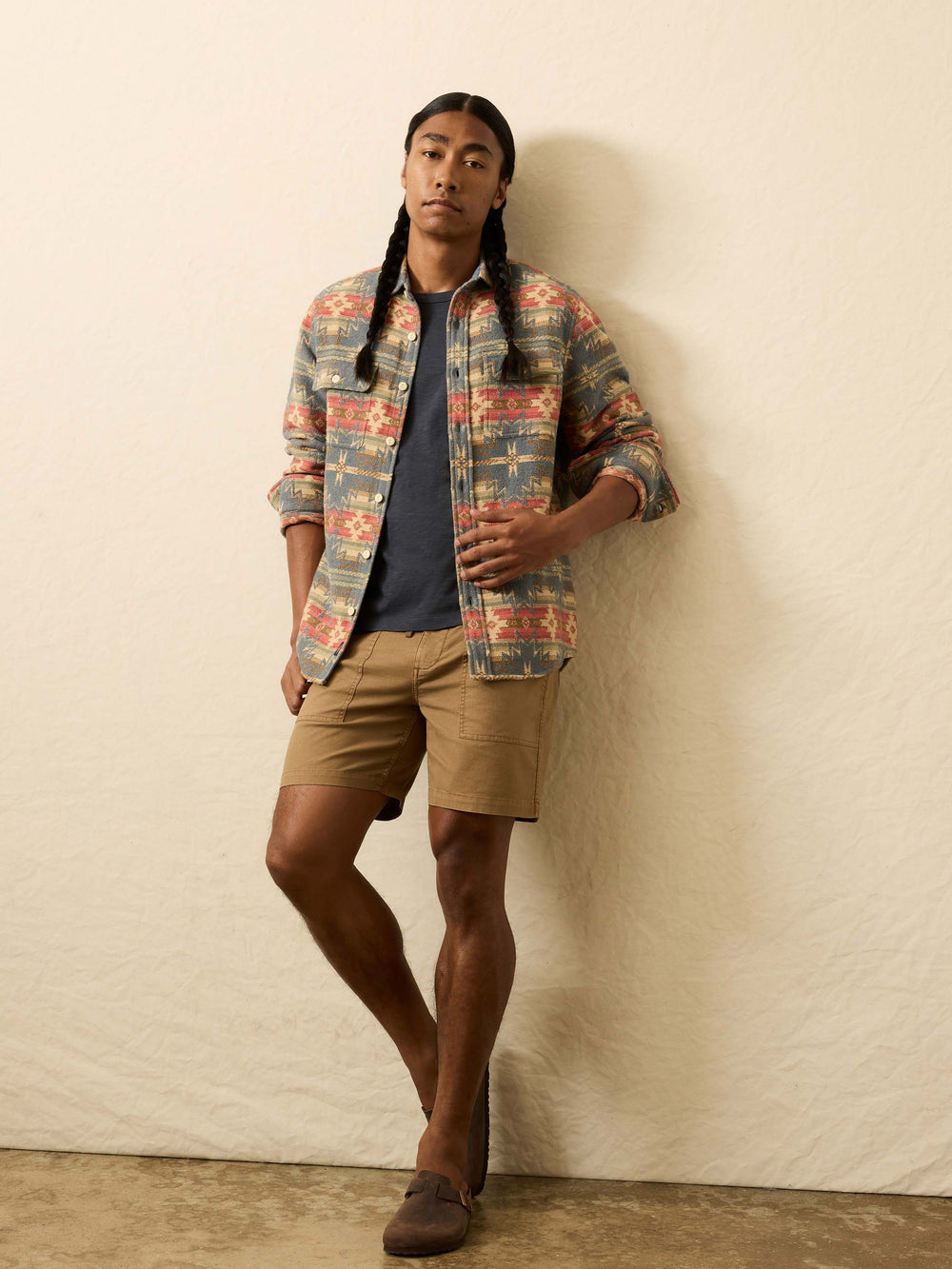 Faherty Doug Good Feather Canyon Overshirt Fall Harvest MWF2508