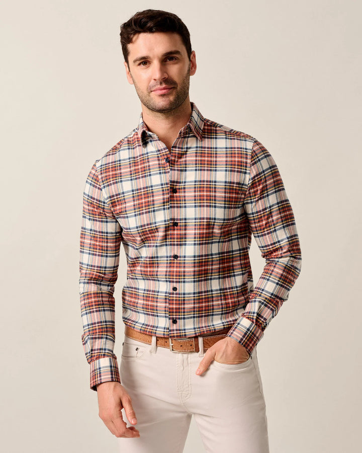Knick Performance Flannel Button Down Shirt