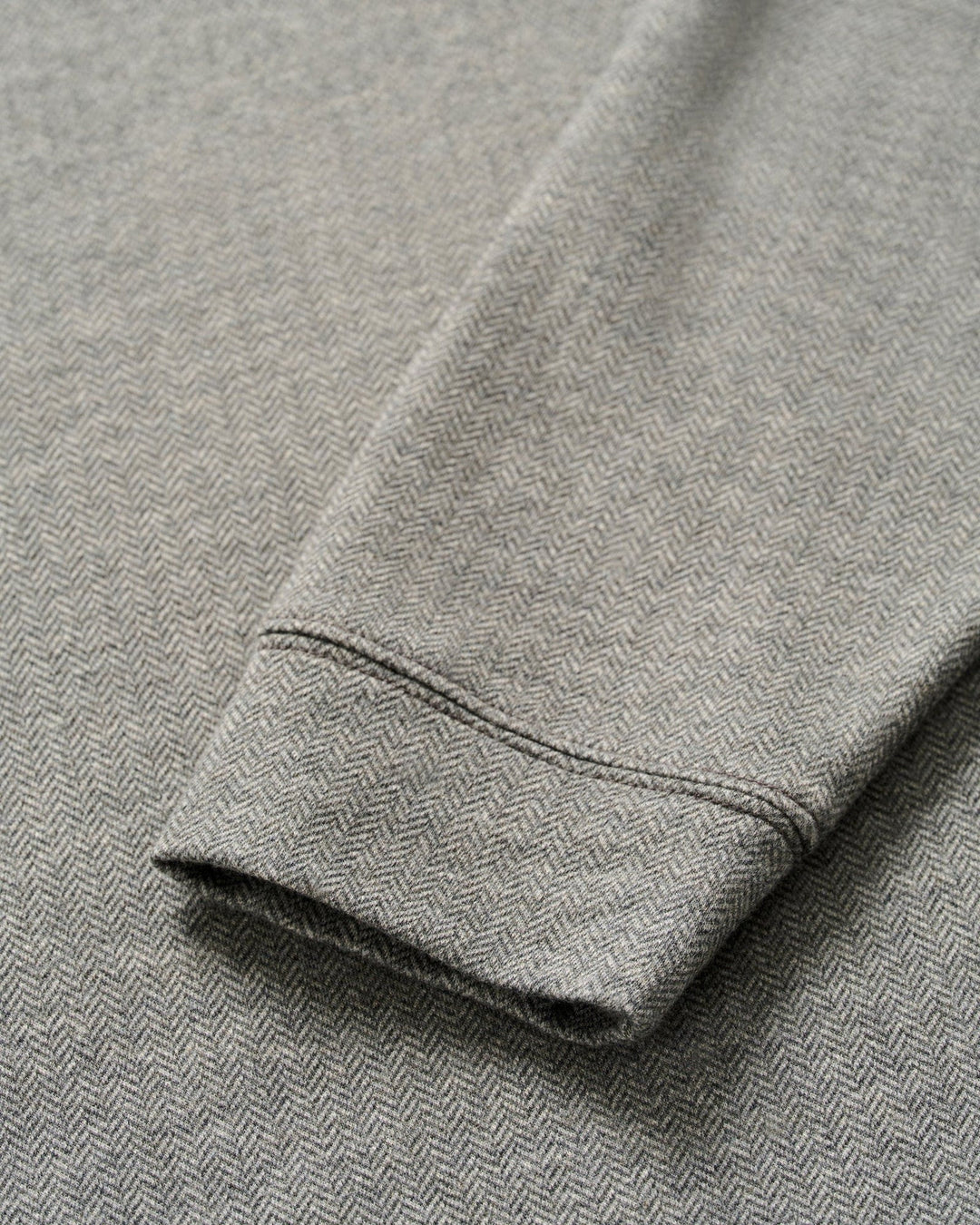 Rubin Herringbone Cotton Cashmere 1/4 Zip