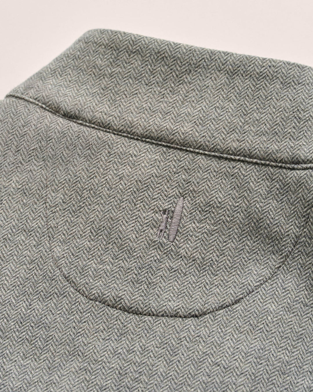 Rubin Herringbone Cotton Cashmere 1/4 Zip