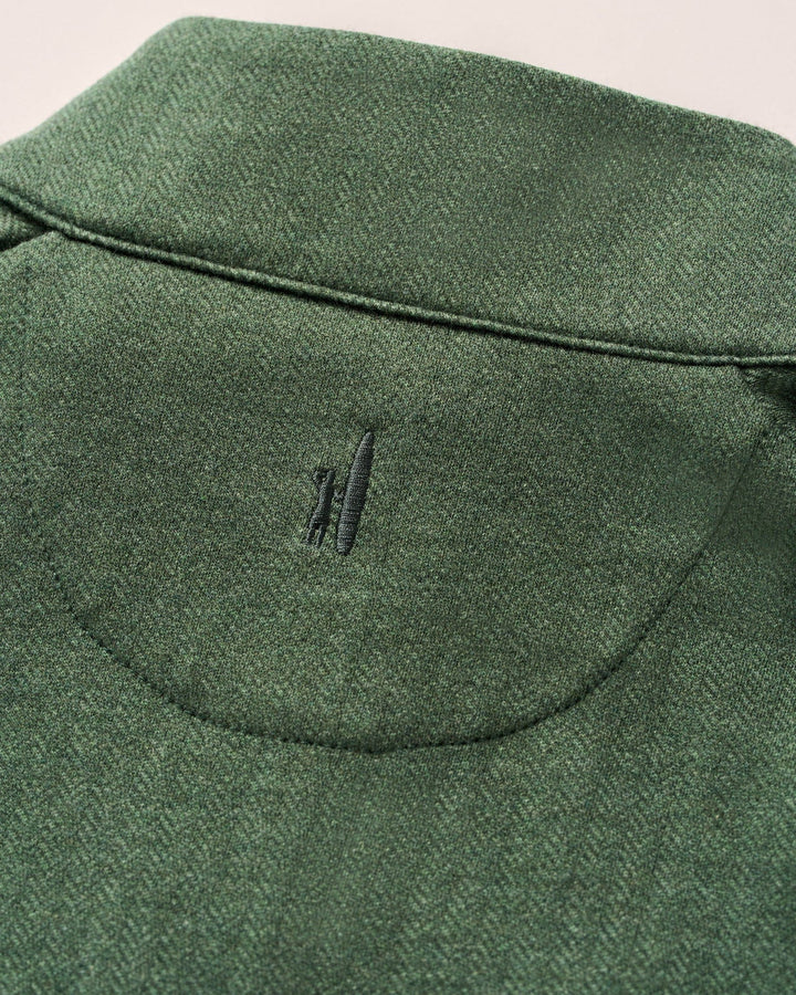 Rubin Herringbone Cotton Cashmere 1/4 Zip
