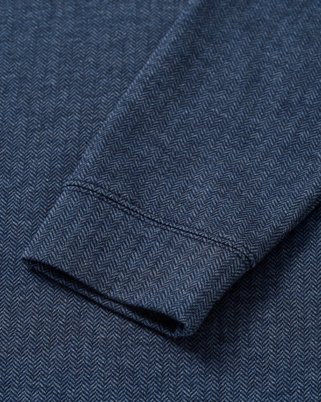 Rubin Herringbone Cotton Cashmere 1/4 Zip