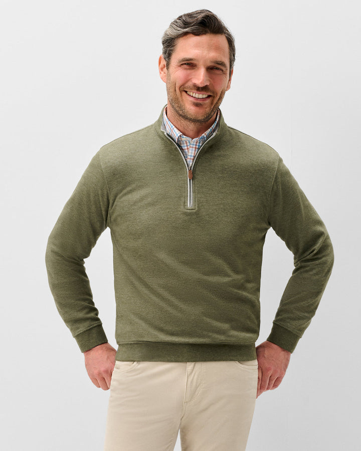 Johnnie-O Sully 1/4 Zip Pullover - Sequoia