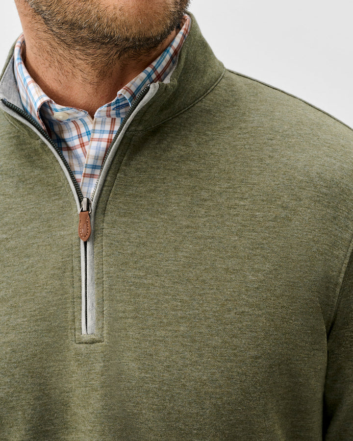 Johnnie-O Sully 1/4 Zip Pullover - Sequoia