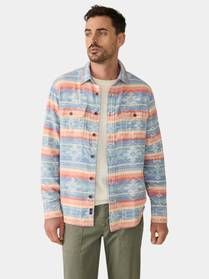 Faherty Doug Good Feather Canyon Overshirt