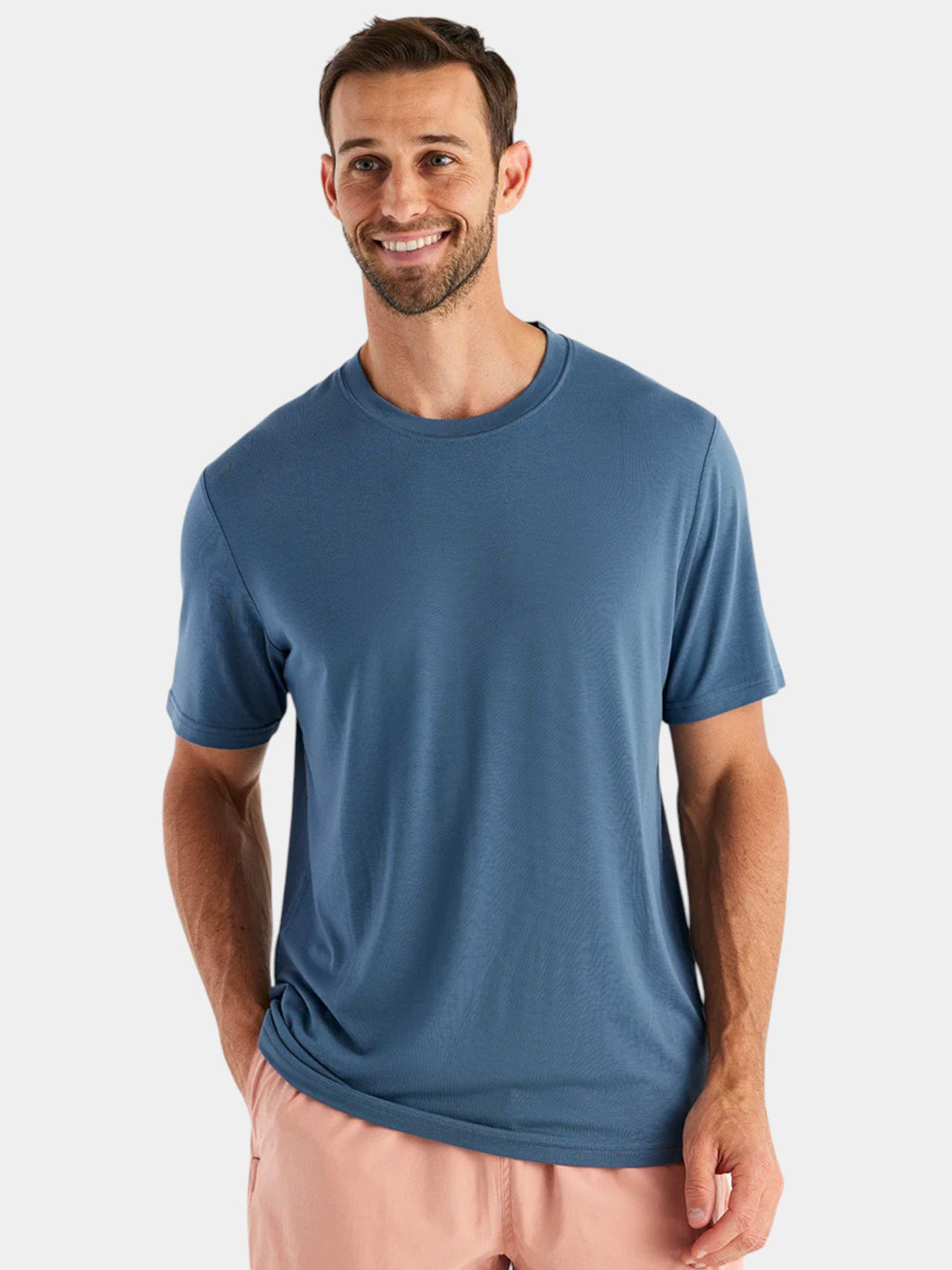 Free Fly Bamboo Motion Tee | Slate Blue