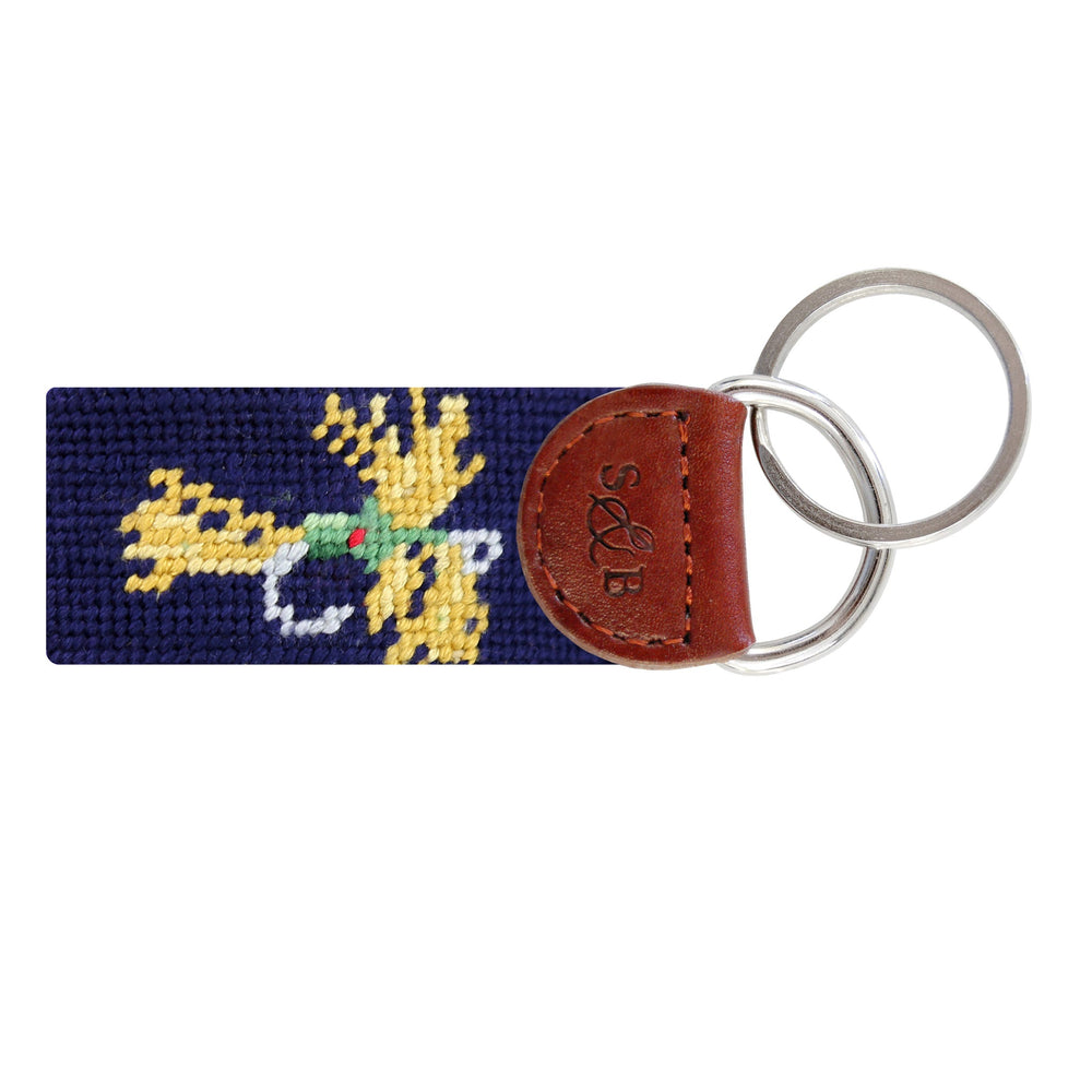 Smathers & Branson Fishing Fly Needlepoint Key Fob