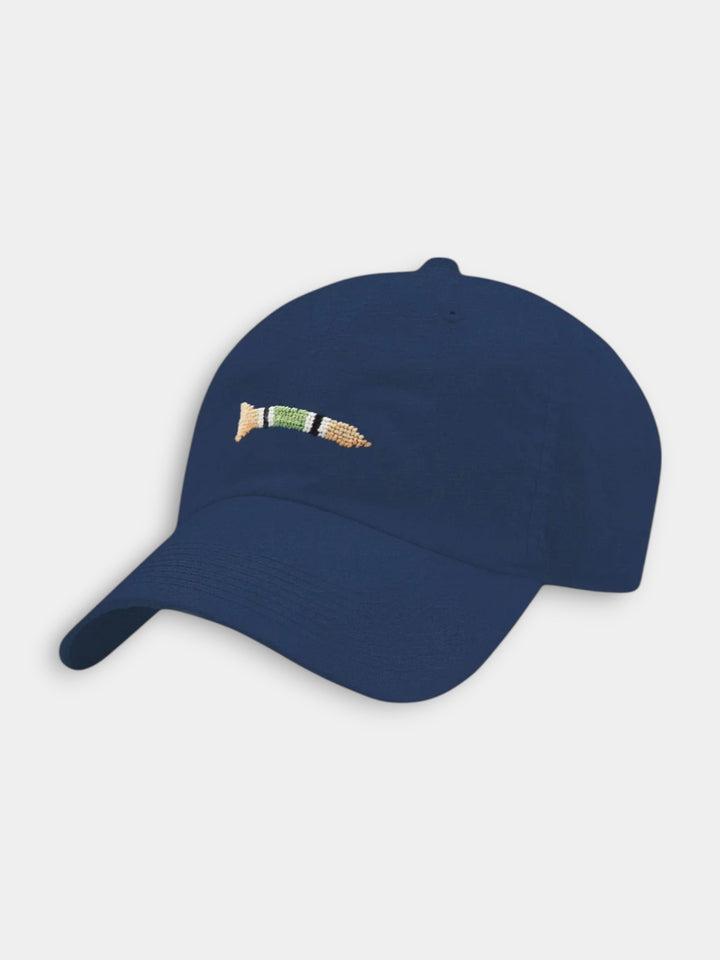 Smathers & Branson Golf Tee Needlepoint Performance Hat | Classic Navy