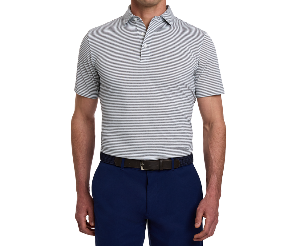 Holderness & Bourne The Maxwell Shirt Gray & White HB2007