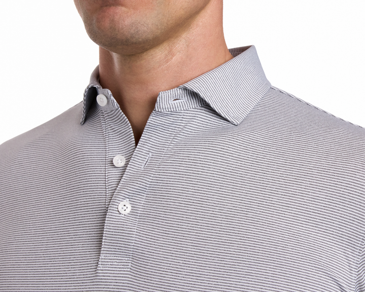 Holderness & Bourne The Burke Shirt Gray & White - Image 4