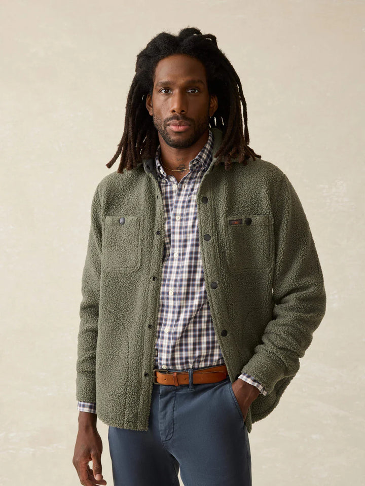 Faherty Movement Shirt Wolf Valley Plaid MWC0082