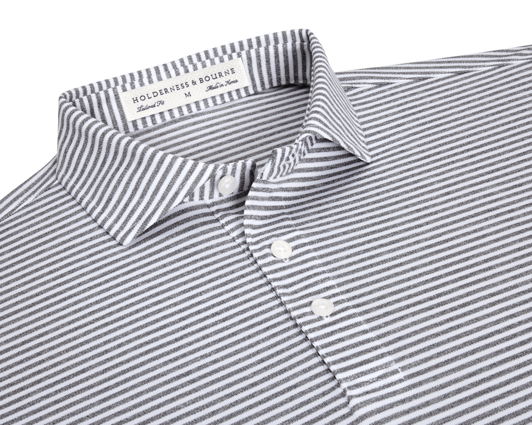 Holderness & Bourne The Maxwell Shirt Gray & White HB2007