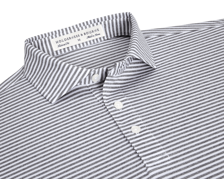 Holderness & Bourne The Maxwell Shirt Gray & White HB2007