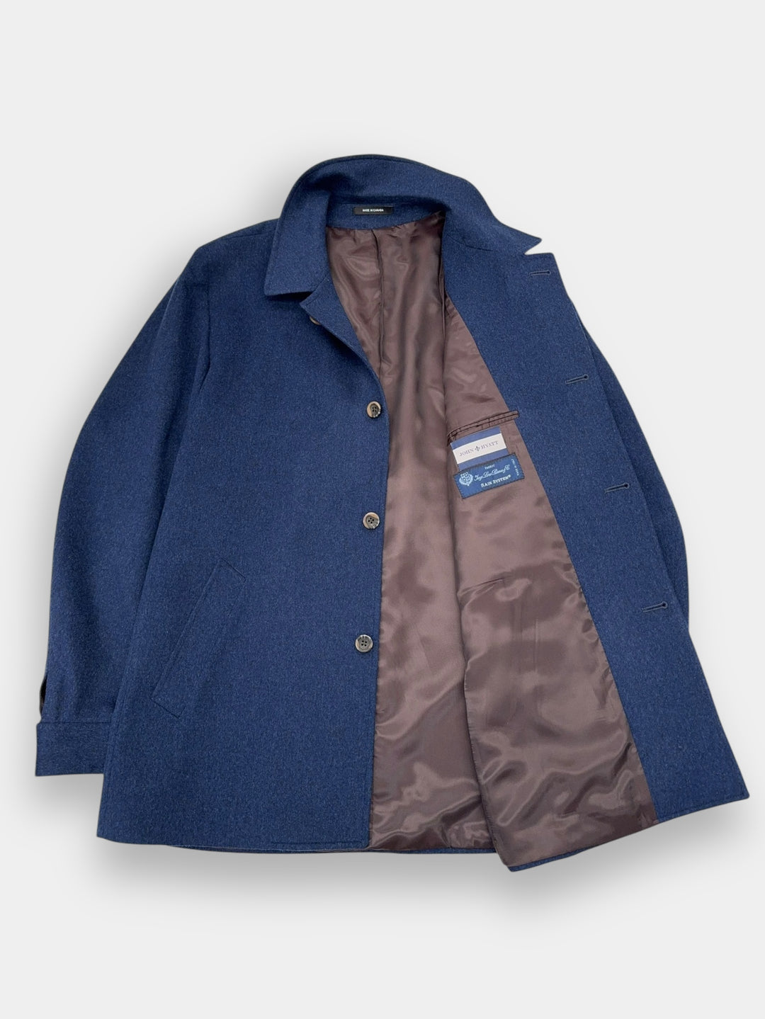 John Hyatt Loro Piana Rain System Coat